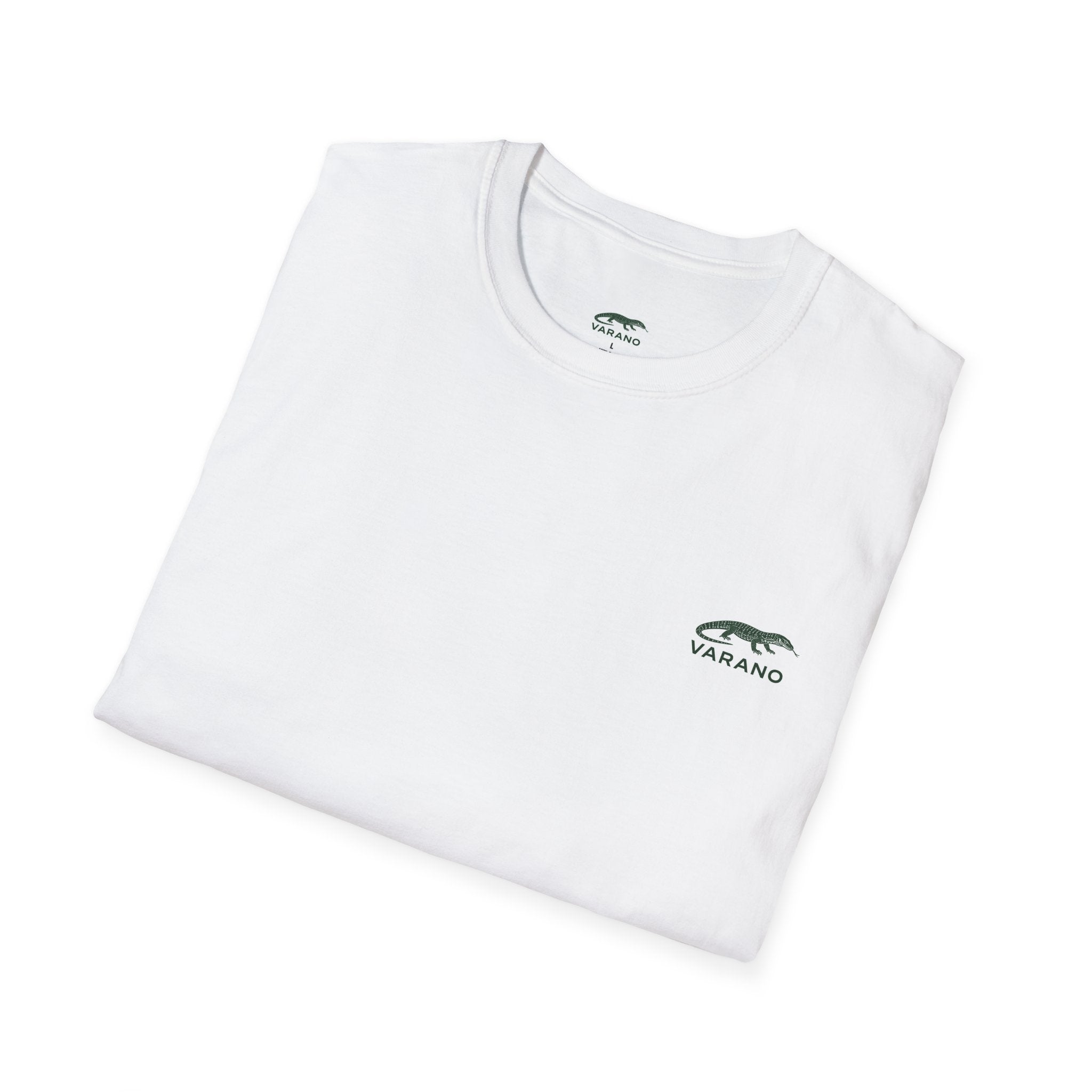 T-Shirt Varano Frase | Maglietta Bianca Unisex Minimal