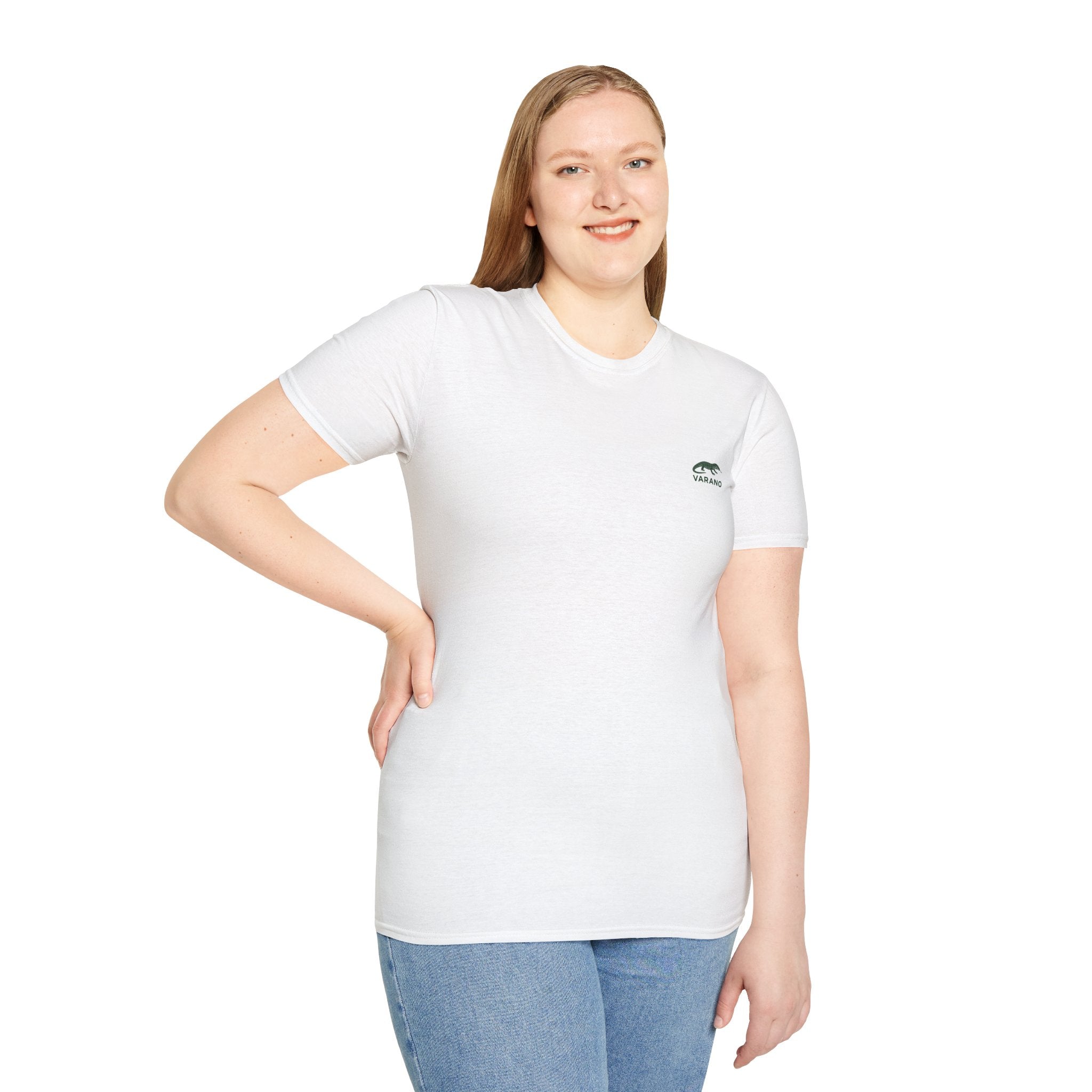 T-Shirt Varano Frase | Maglietta Bianca Unisex Minimal