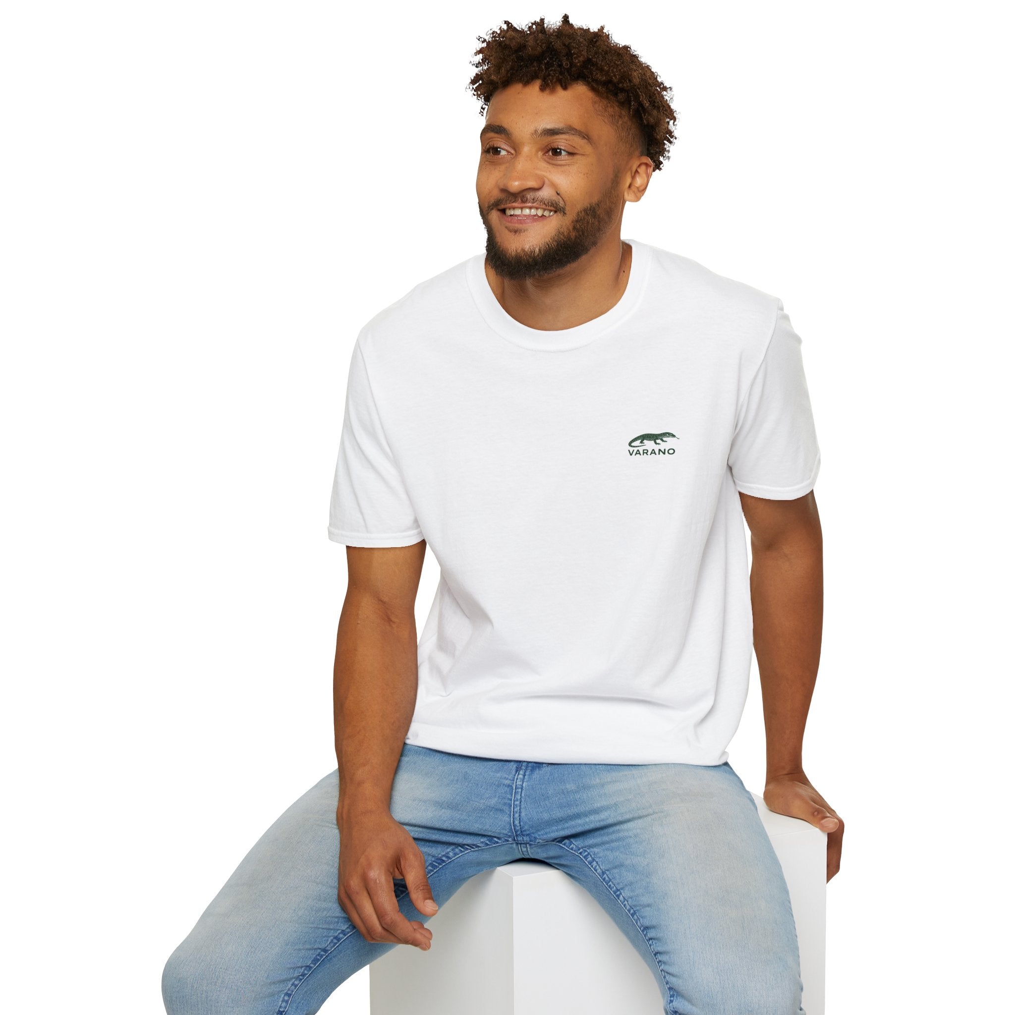 T-Shirt Varano Minimal | Maglietta Bianca Unisex Minimal